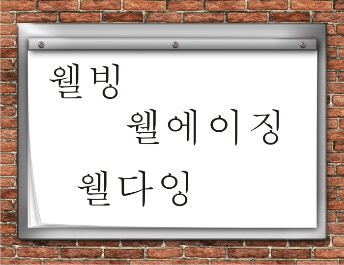 ����,������,������¡(Wellbeing, Welldying, Wellaging).